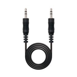Nano Cable Jack 3.5/M a Jack 3.5/M Negro 15m