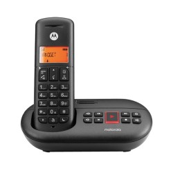 Teléfono Inalámbrico Motorola E211 DECT Negro Teléfono Inalámbrico Motorola E211 DECT Negro