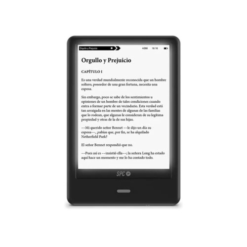 eBook SPC Dickens Light Pro 6" 8GB Negro eBook SPC Dickens Light Pro 6" 8GB Negro