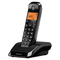 Teléfono Fijo Motorola S1201 DECT Negro Teléfono Fijo Motorola S1201 DECT Negro