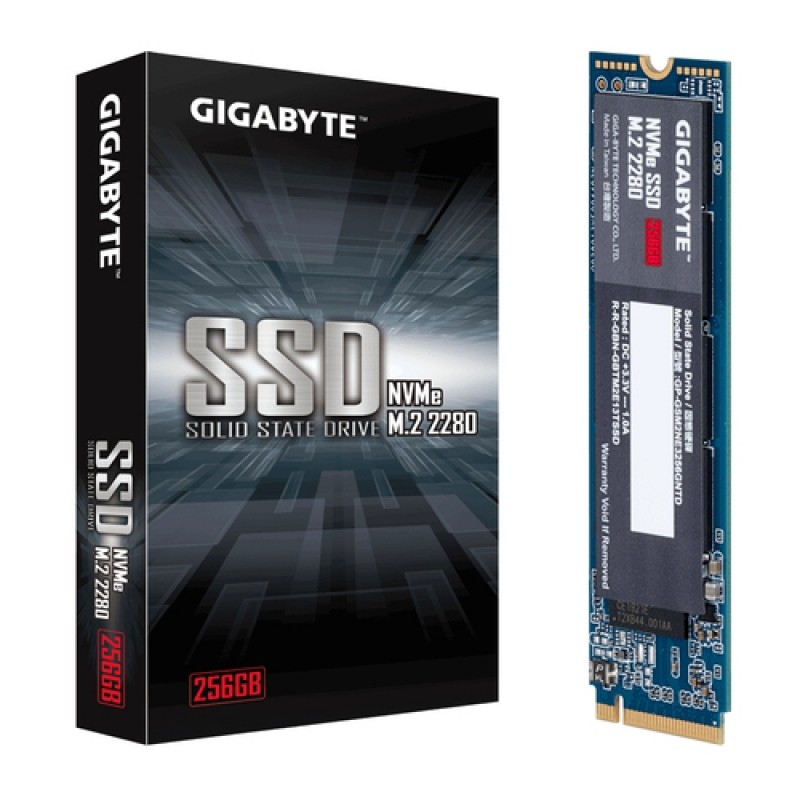 Gigabyte SSD NVMe Solid State Drive 256GB PCIe 3.0 x4