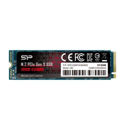 Silicon Power P34A80 512GB PCIe Gen3x4 NVMe 1.3