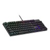 Cooler Master SK652 Gaming RGB Red Switch Low Profile Negro