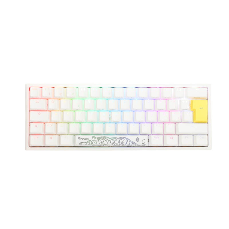 Ducky ONE 2 PRO Classic Mini 60% RGB Kailh Red Blanco