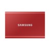 Samsung Portable SSD T7 2TB PCIe NVMe USB 3.2 Rojo