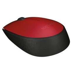 Logitech M171 1000dpi USB 2.0 Rojo/Negro