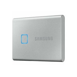 Samsung T7 Touch Portable SSD 500GB PCIe NVMe USB 3.2 Silver