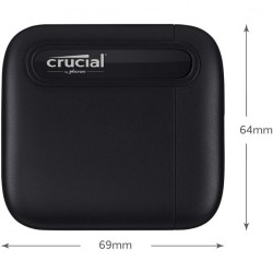 Crucial X6 4TB Portable SSD USB 3.1 Gen-2