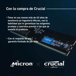 Crucial 1x32GB 4800MHz CL40 DDR5