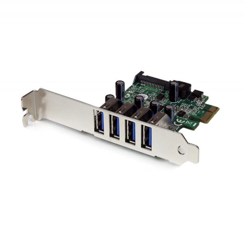 Tarjeta Startech PCI-Ex 4 Puertos USB 3.0 Low Profile